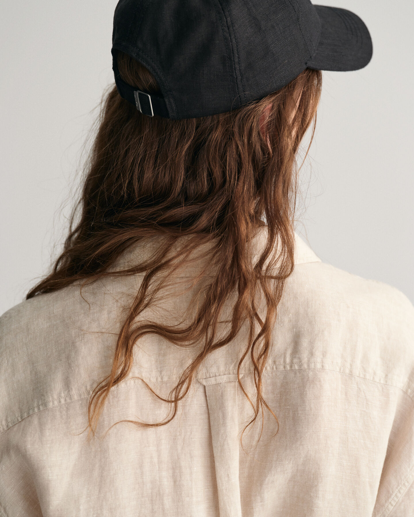 Abito chemisier in lino a maniche corte