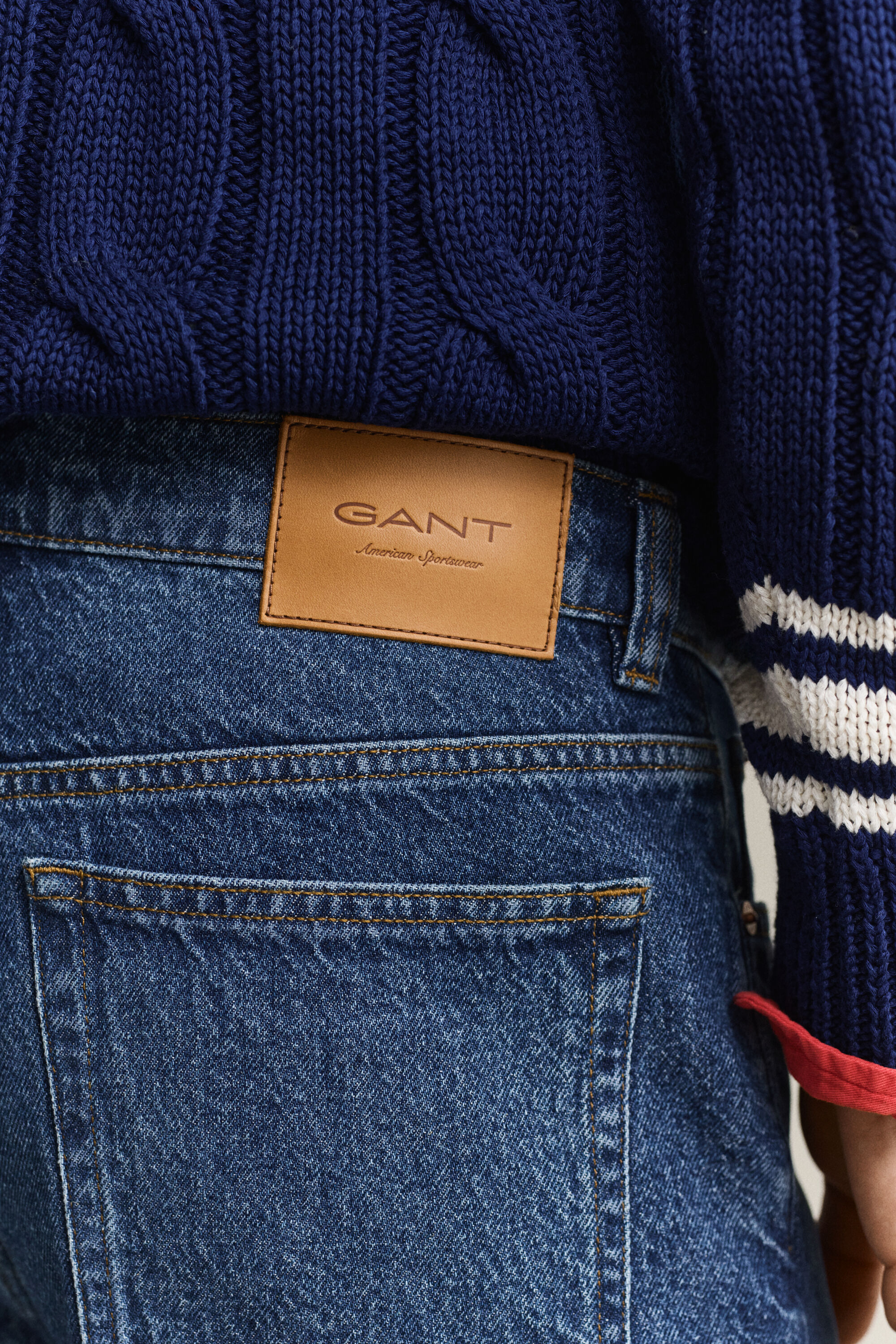 Jeans gamba dritta