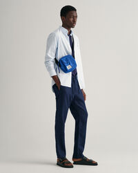 Pantaloni con coulisse in lino relaxed fit