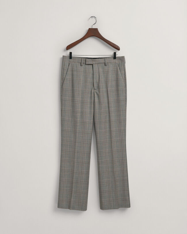 Pantaloni da abito a quadri Glen Check