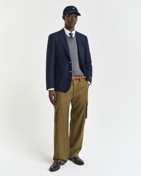 Blazer Club in flanella di lana slim fit
