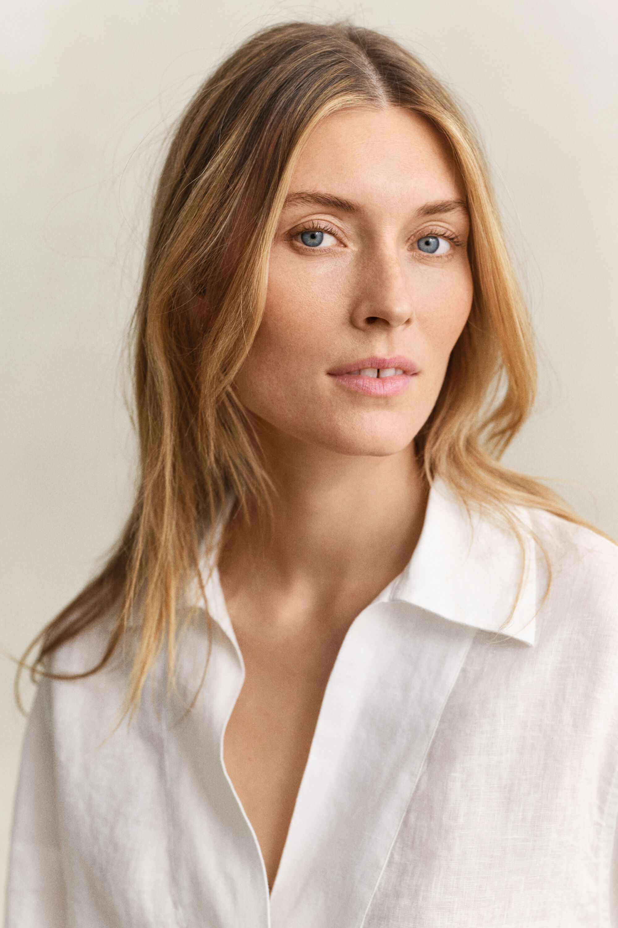 Camicia in lino Popover