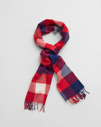 Sciarpa in lana merino a quadri