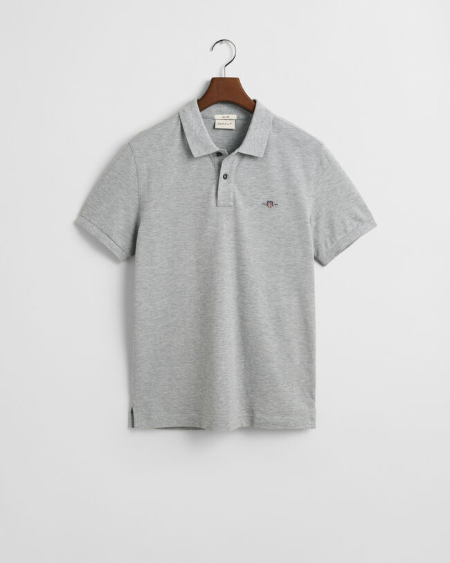 Polo Shield in piqué slim fit