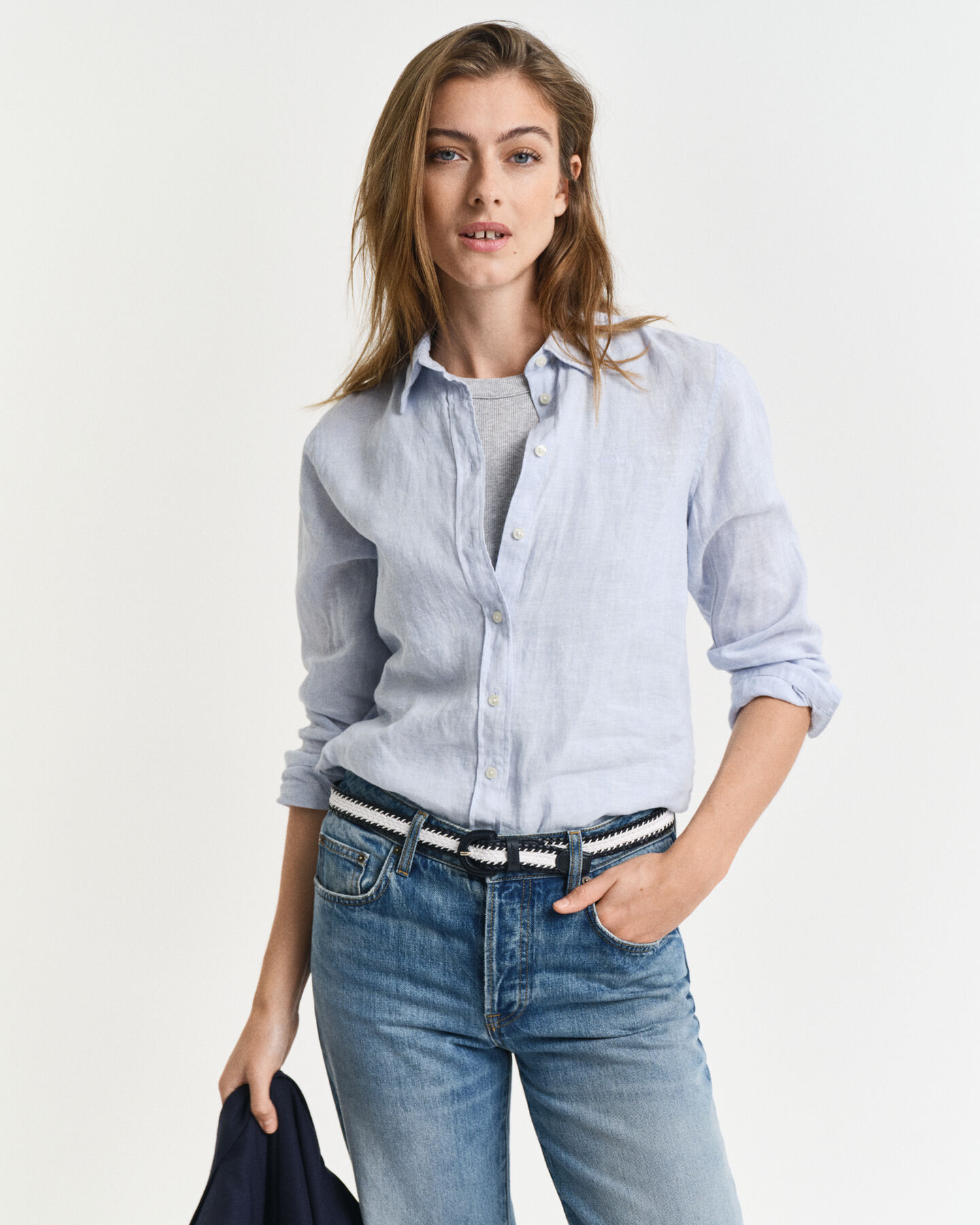 Camicia di lino regular fit