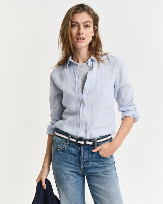 Camicia di lino regular fit