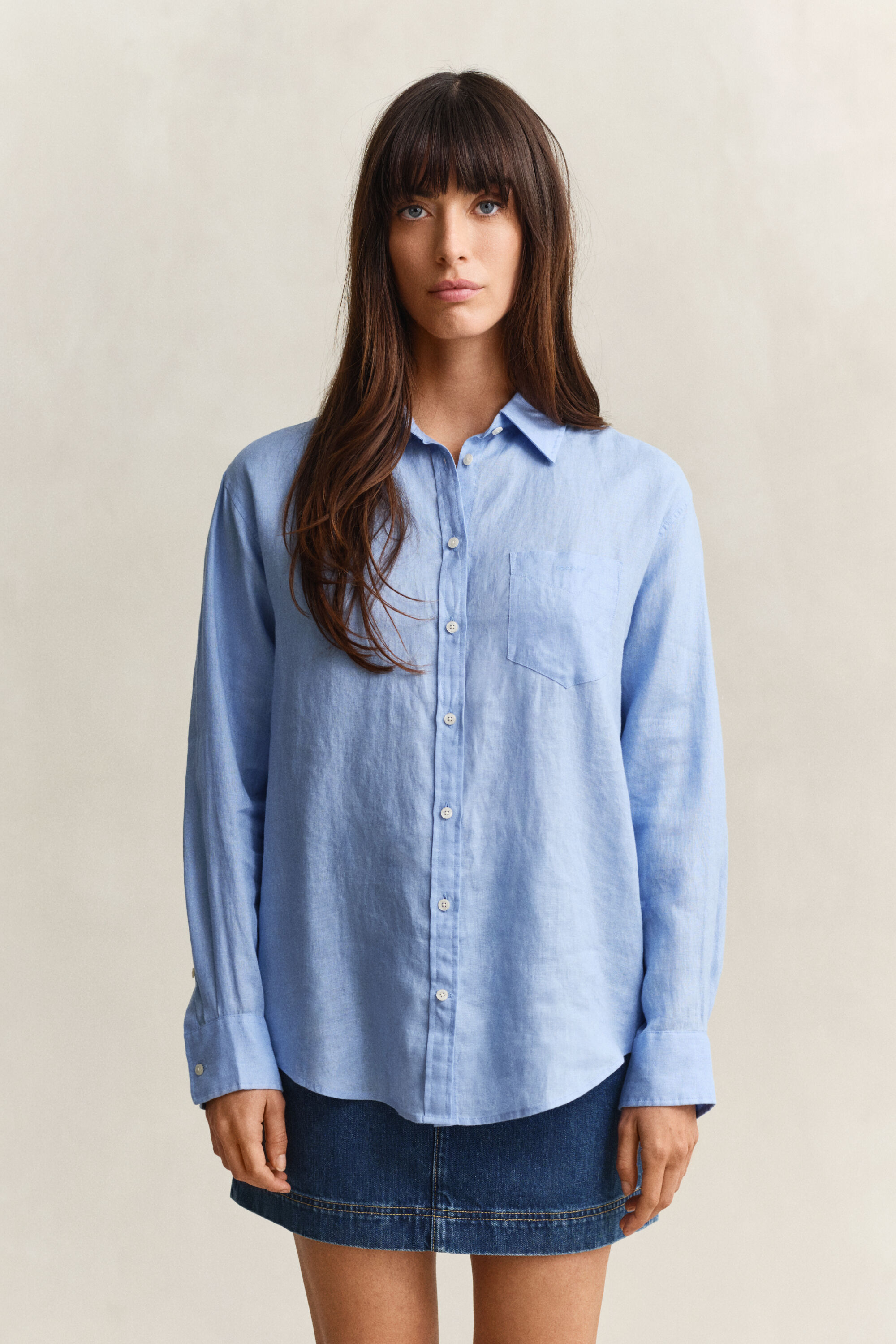 Camicia di lino relaxed fit
