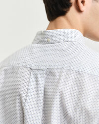 Camicia con microstampa regular fit