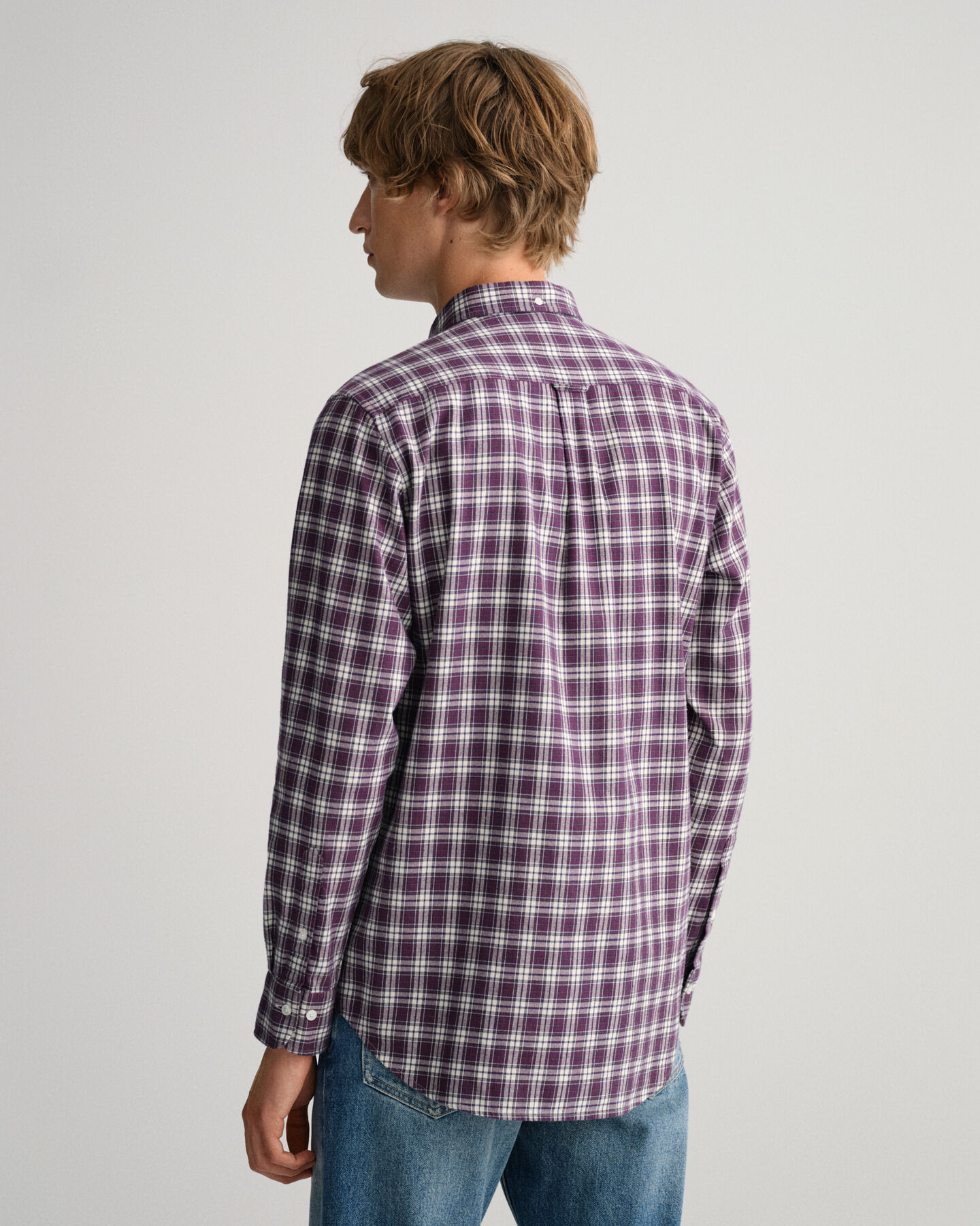 Camicia a quadri in flanella regular fit