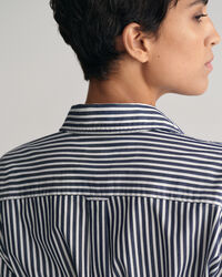 Abito chemisier in popeline a righe