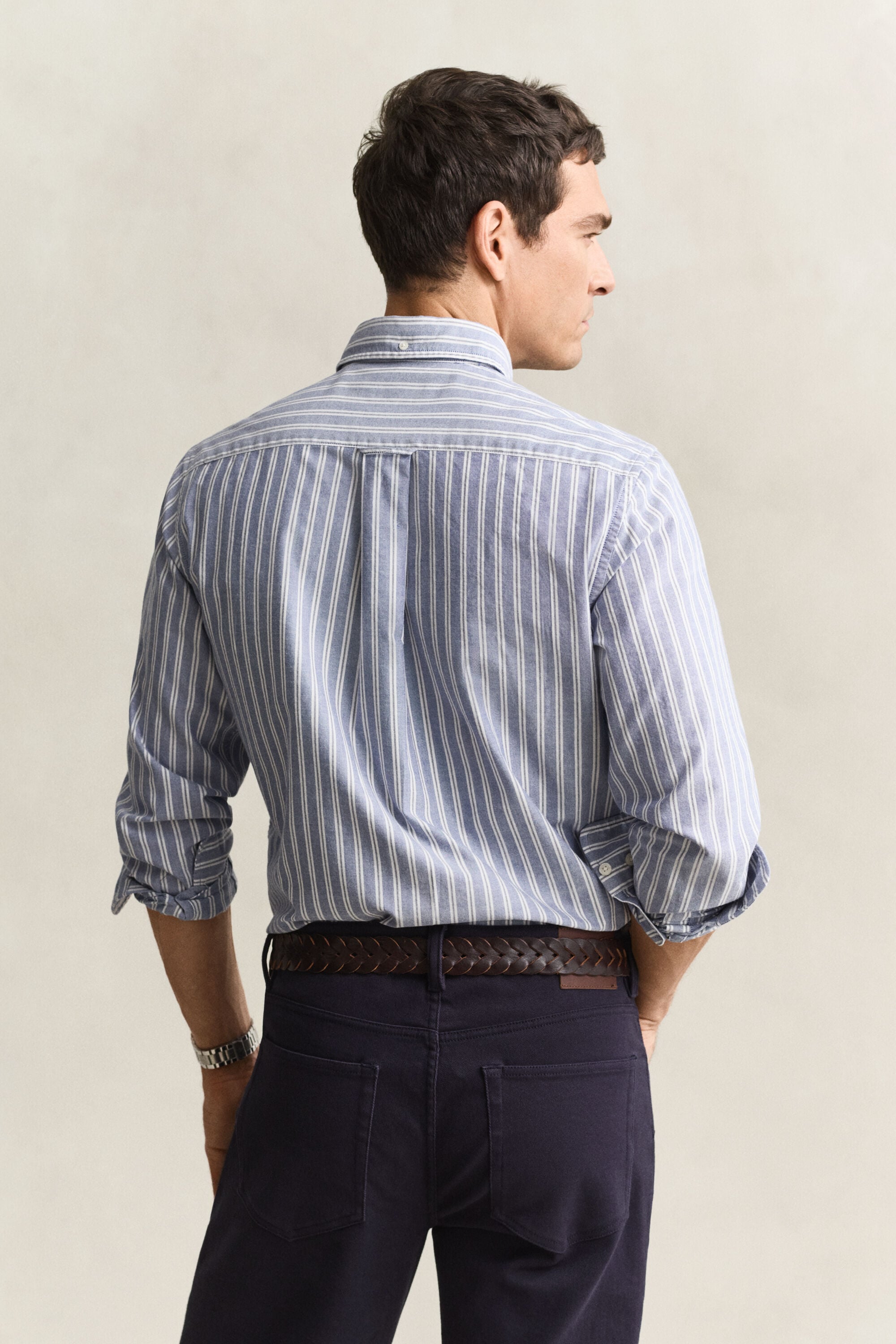 Camicia Oxford classica a righe