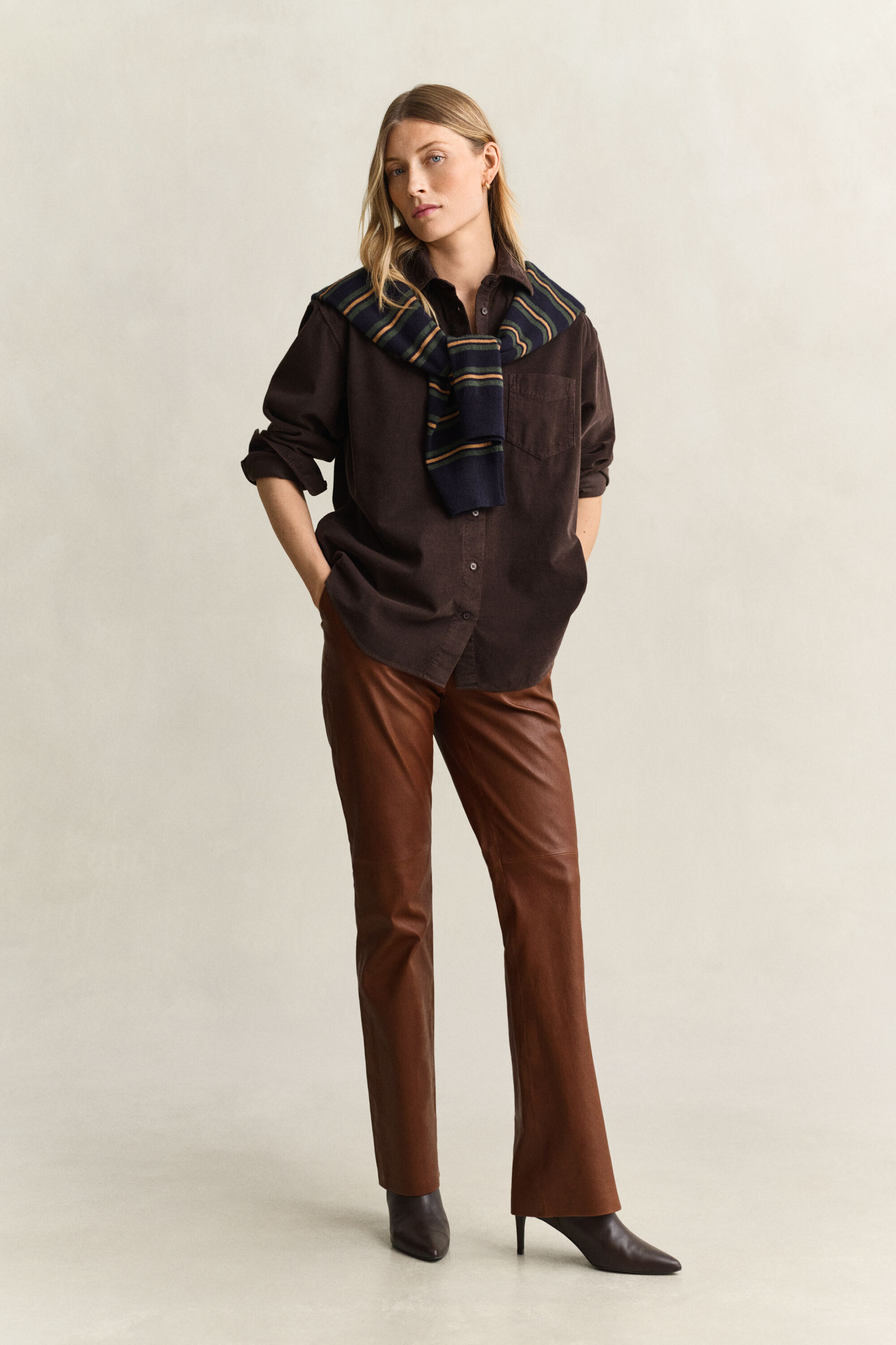 Camicia in velluto a coste relaxed