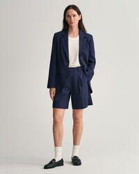 Pantaloncini di lino elasticizzati