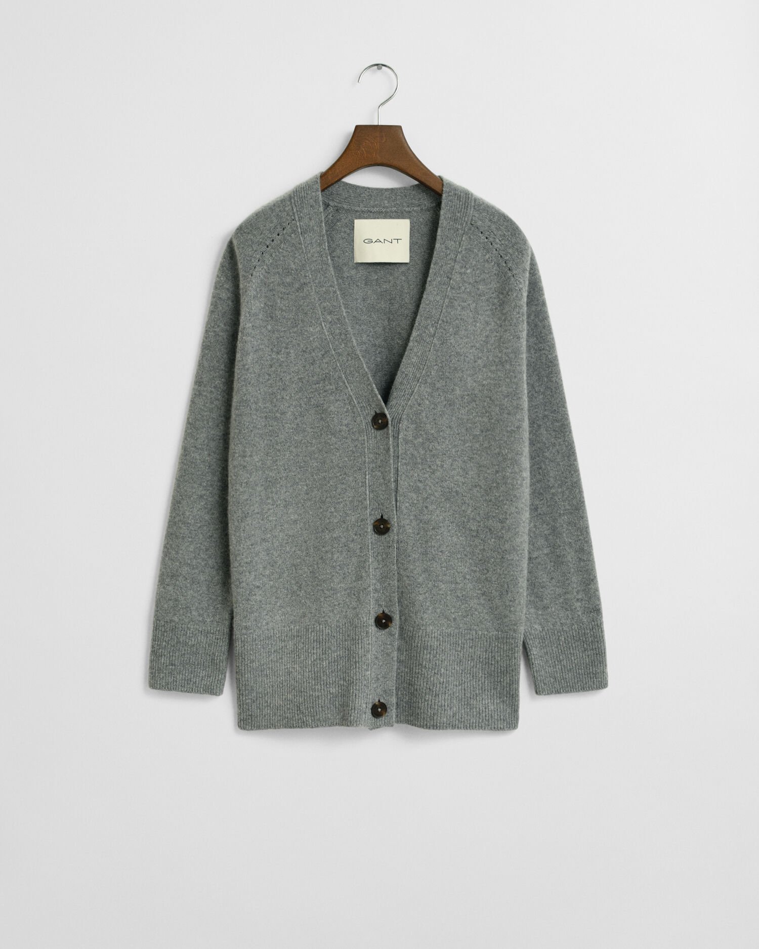 Cardigan in lana misto cashmere