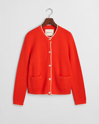 Giacca in cotone a maglia