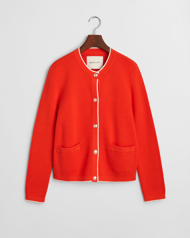 Giacca in cotone a maglia