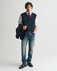 Gilet con scollo a V