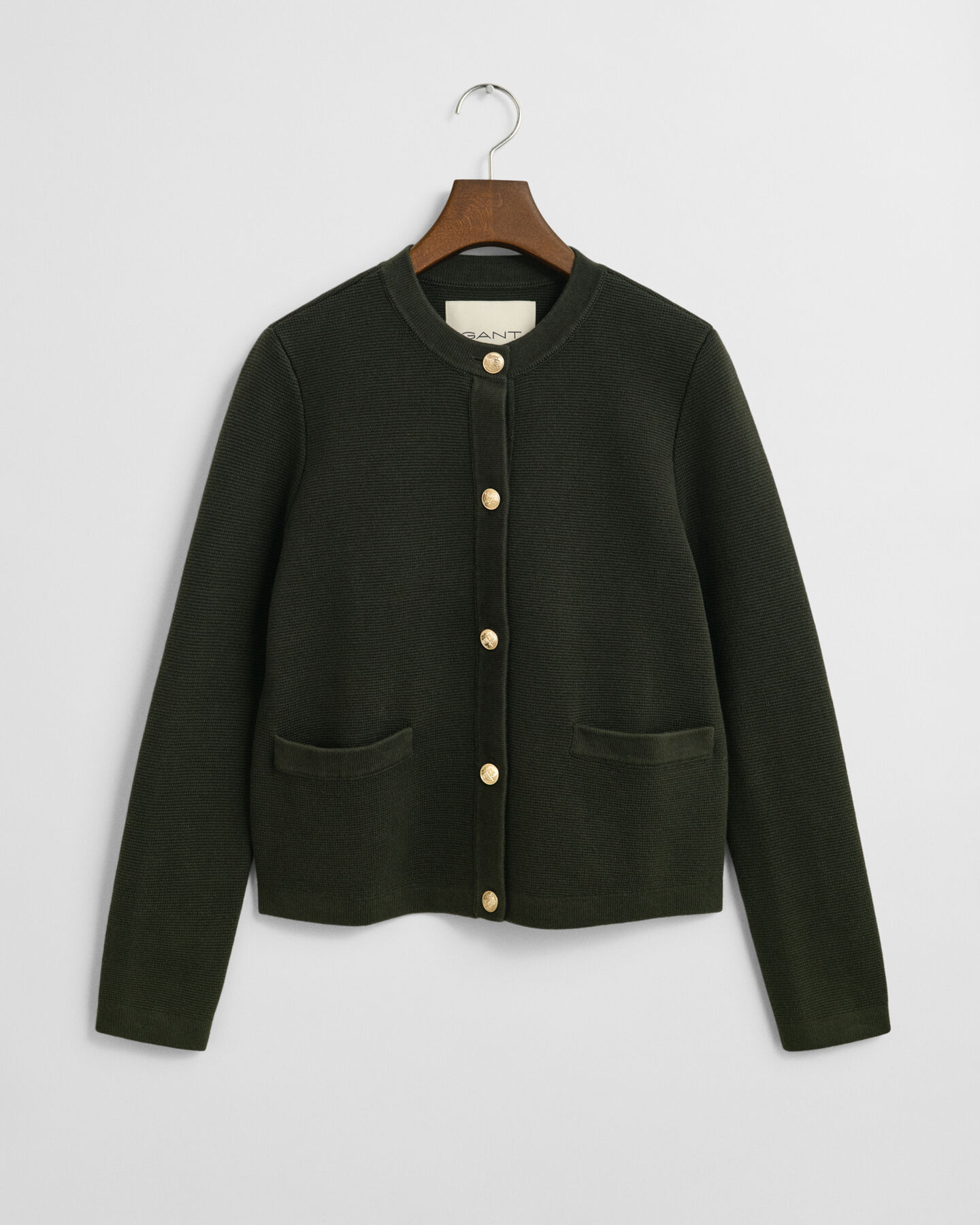 Cardigan in un colore a contrasto