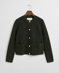 Cardigan in un colore a contrasto