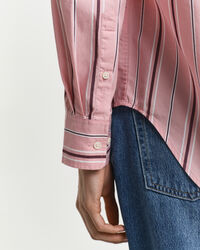 Camicia classica in popeline a righe relaxed fit