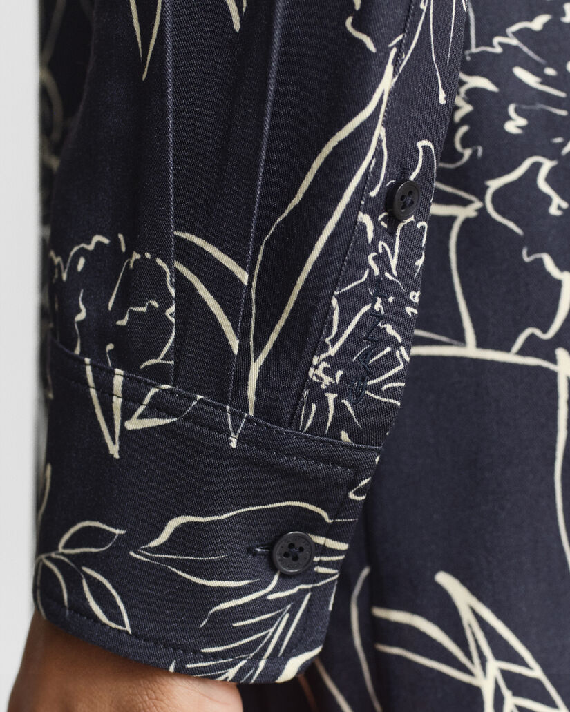 Abito chemisier con stampa Floral Print