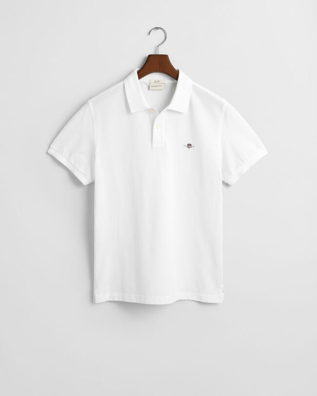 Polo Shield in piqué slim fit
