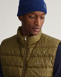 Piumino smanicato leggero