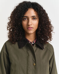 Impermeabile in cotone cerato