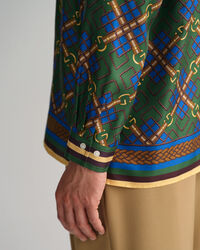 Camicia in seta Medallion relaxed fit