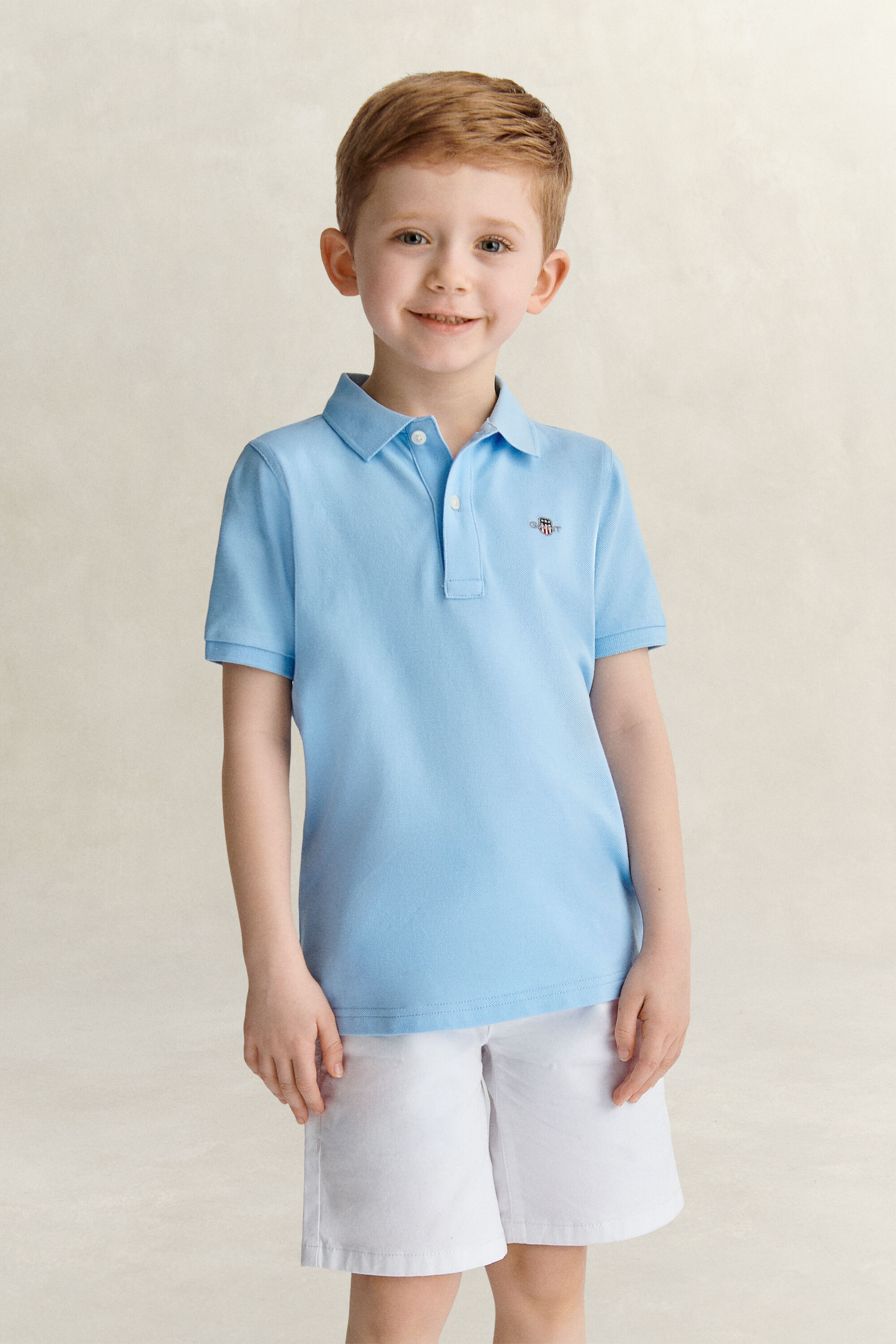 Polo Shield in piqué Kids