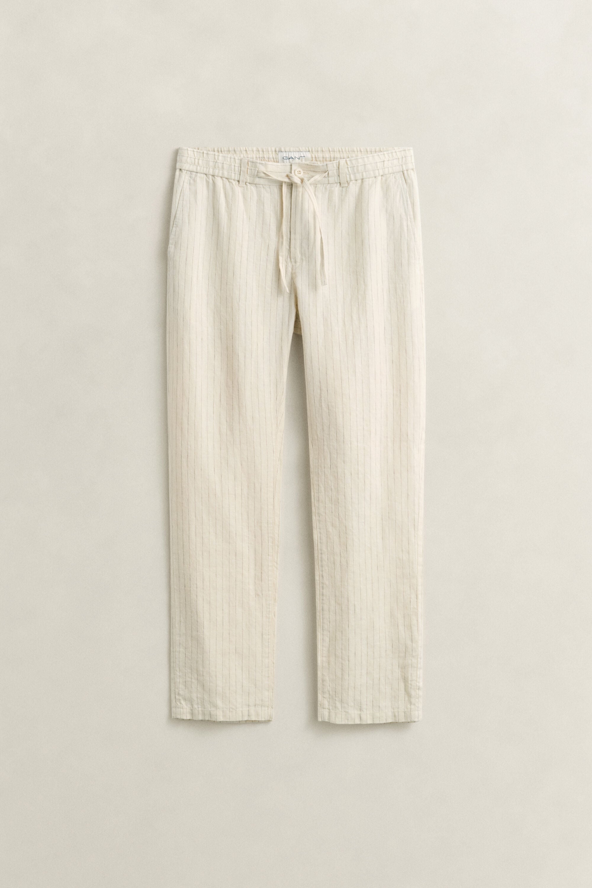 Pantaloni in lino a righe