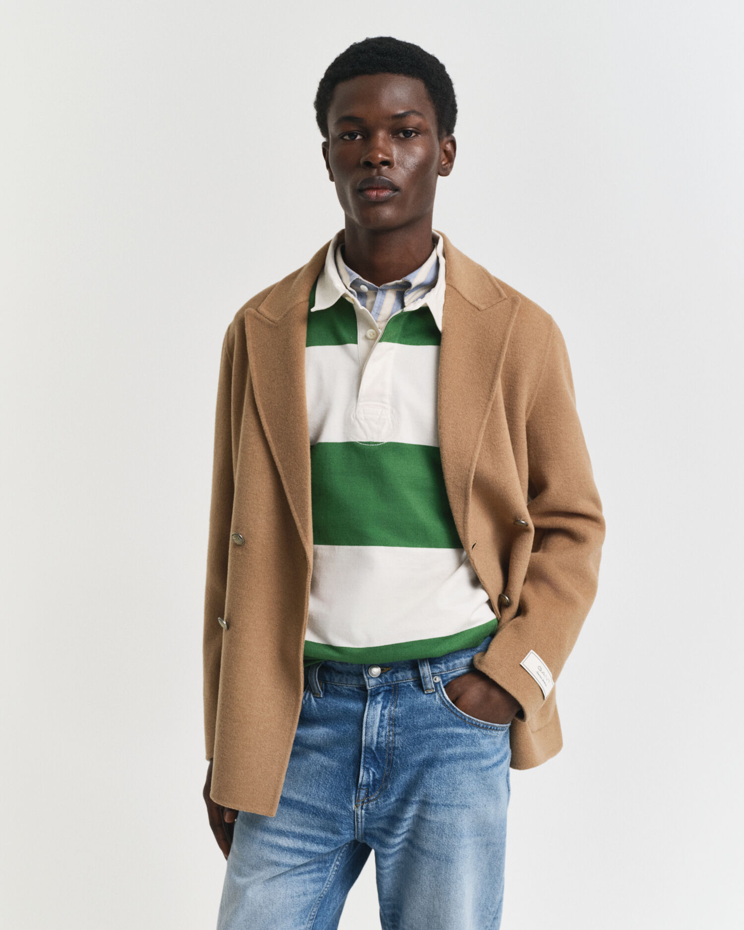 Blazer Club con cuciture a mano slim fit