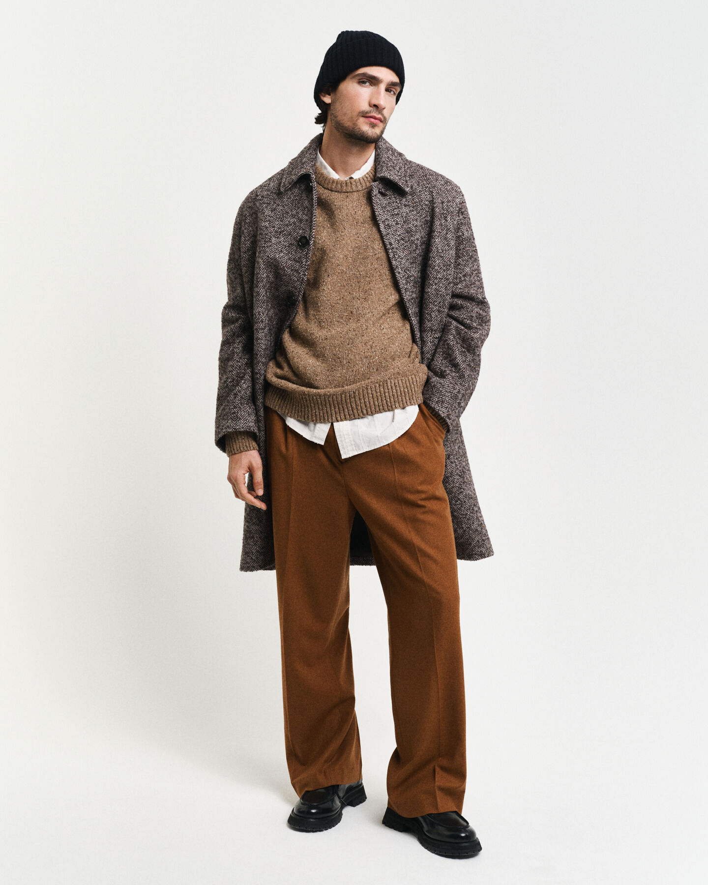 Maglia girocollo Wool Nepps