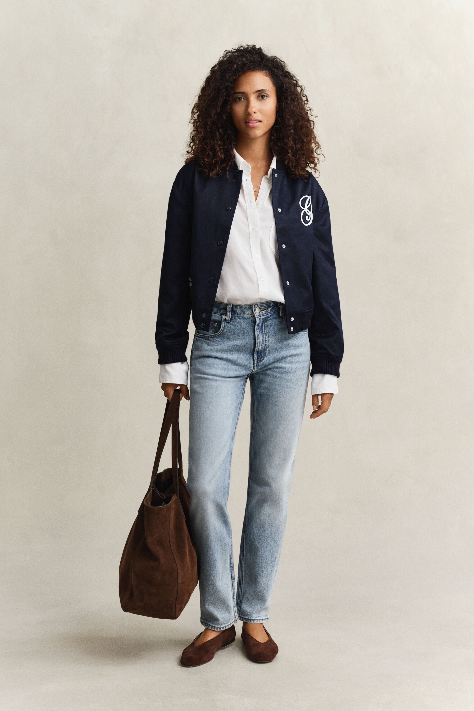 Gant Varsity Jacket in raso