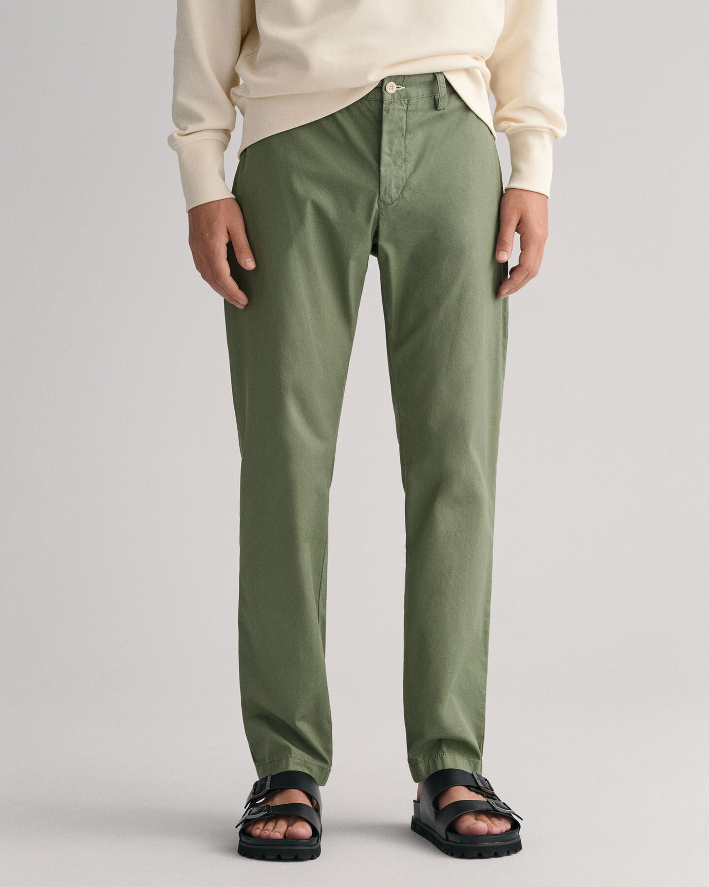 Pantaloni chino Hallden Sunfaded slim fit