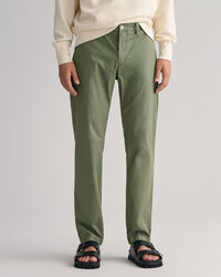 Pantaloni chino Hallden Sunfaded slim fit