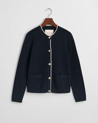 Giacca in cotone a maglia