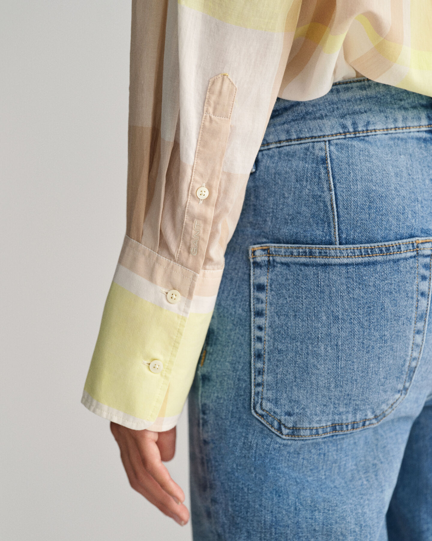 Camicia a quadri Madras relaxed fit