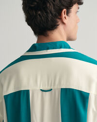 Camicia a maniche corte in viscosa relaxed fit