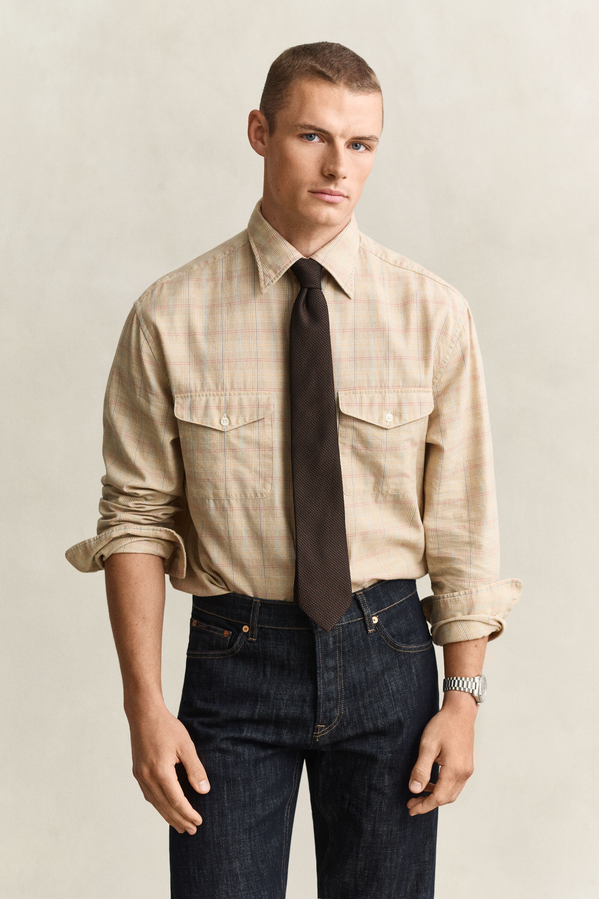 Camicia in flanella in edizione esclusiva per membri