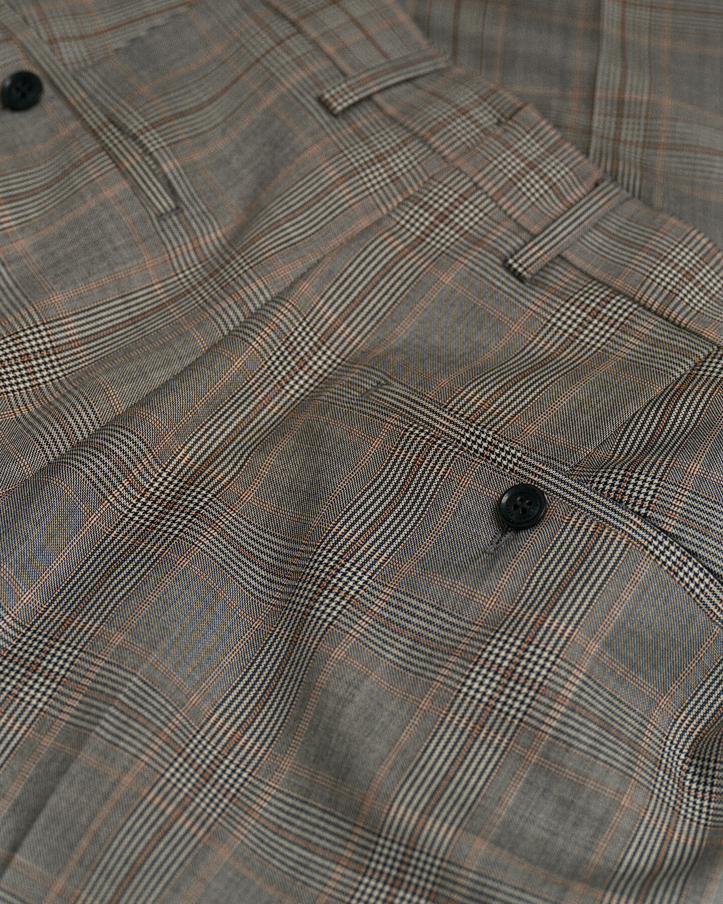 Pantaloni da abito a quadri Glen Check