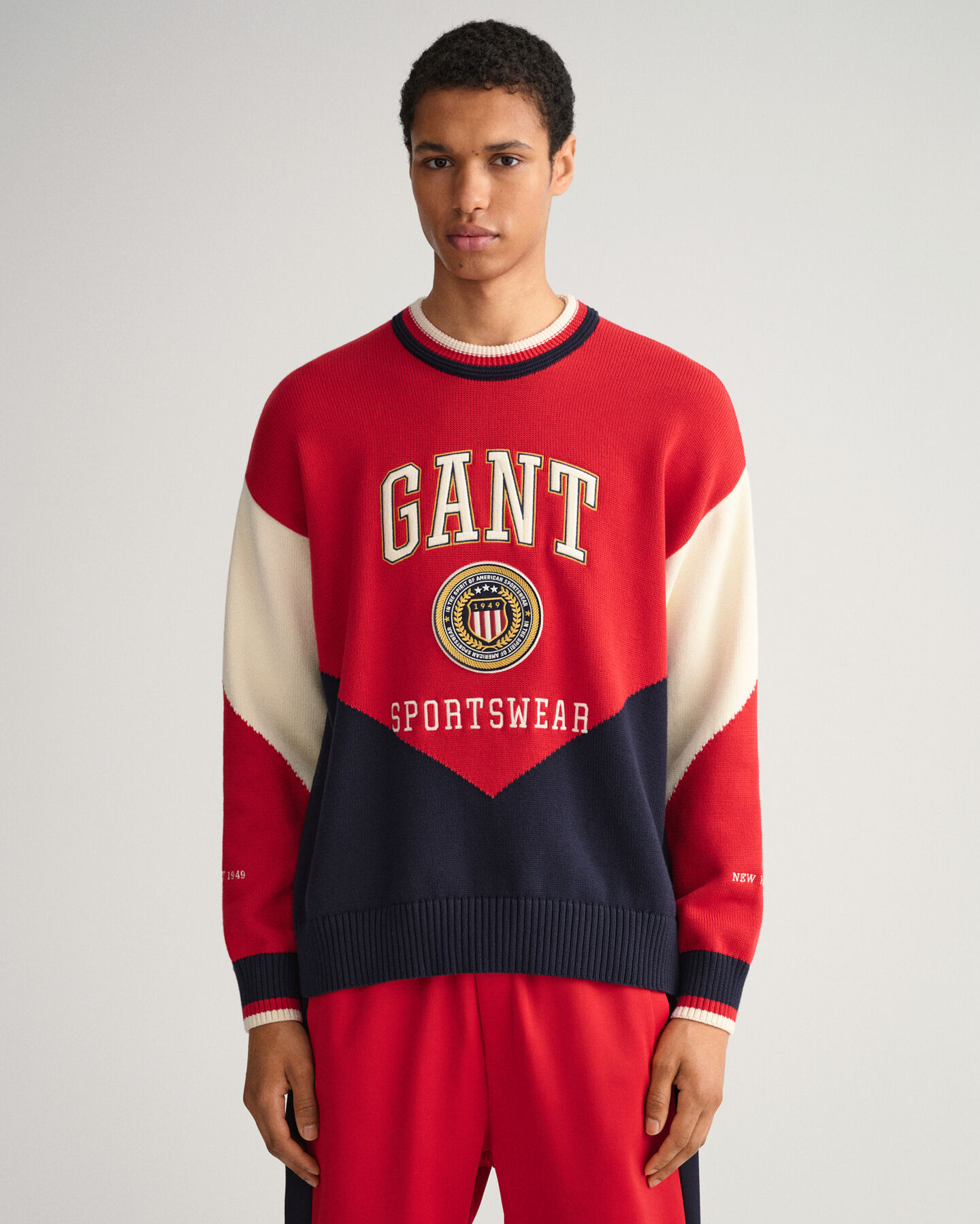 Maglia girocollo Crest Shield