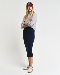 Gonna a maglia in lana