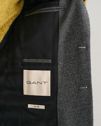 Blazer da abito con motivo a spina di pesce