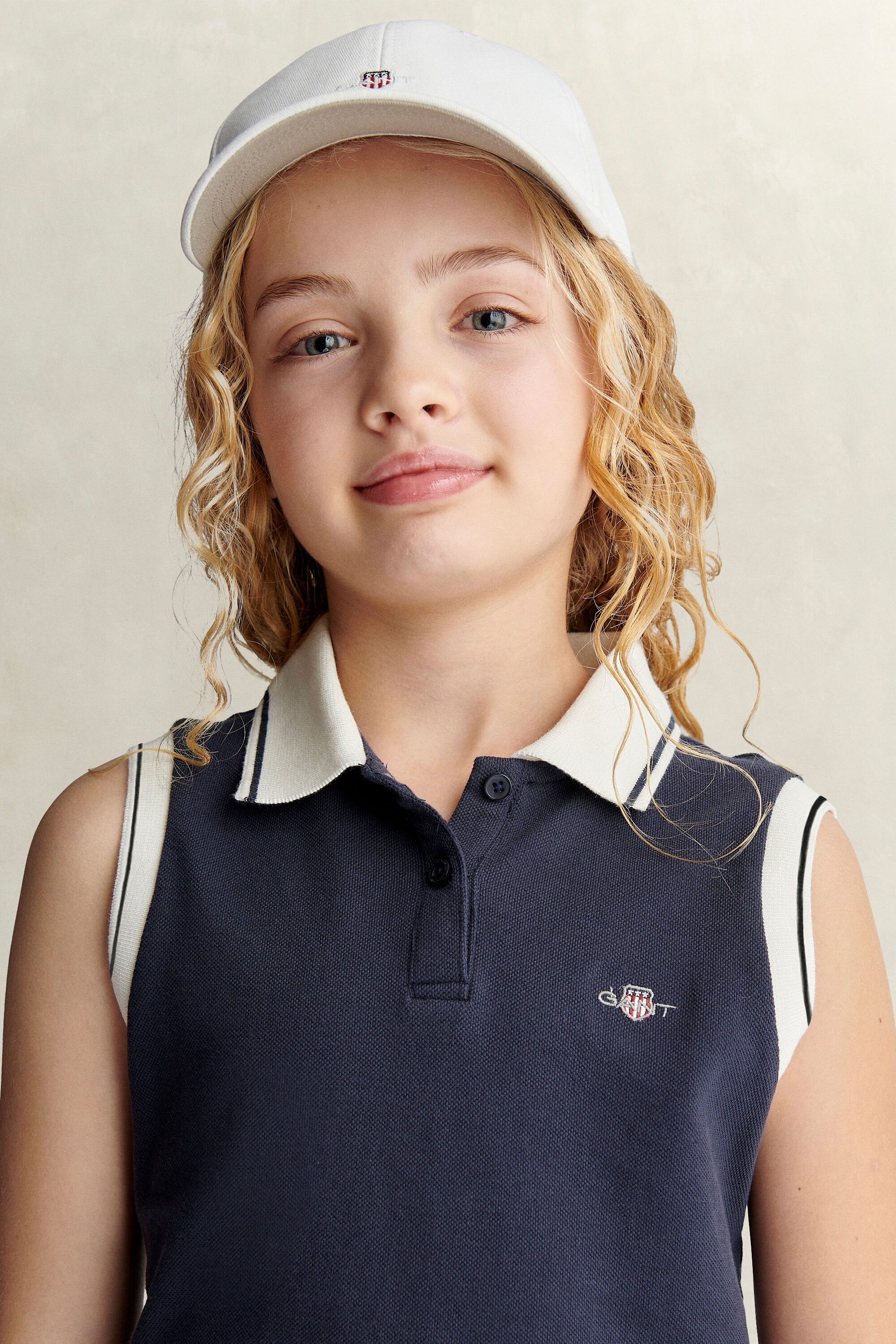 Polo Script smanicata Teen Girls
