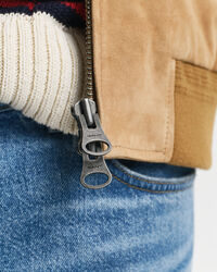 Giacca Harrington scamosciata