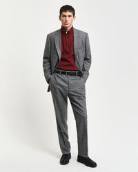 Pantaloni da abito a quadri slim fit