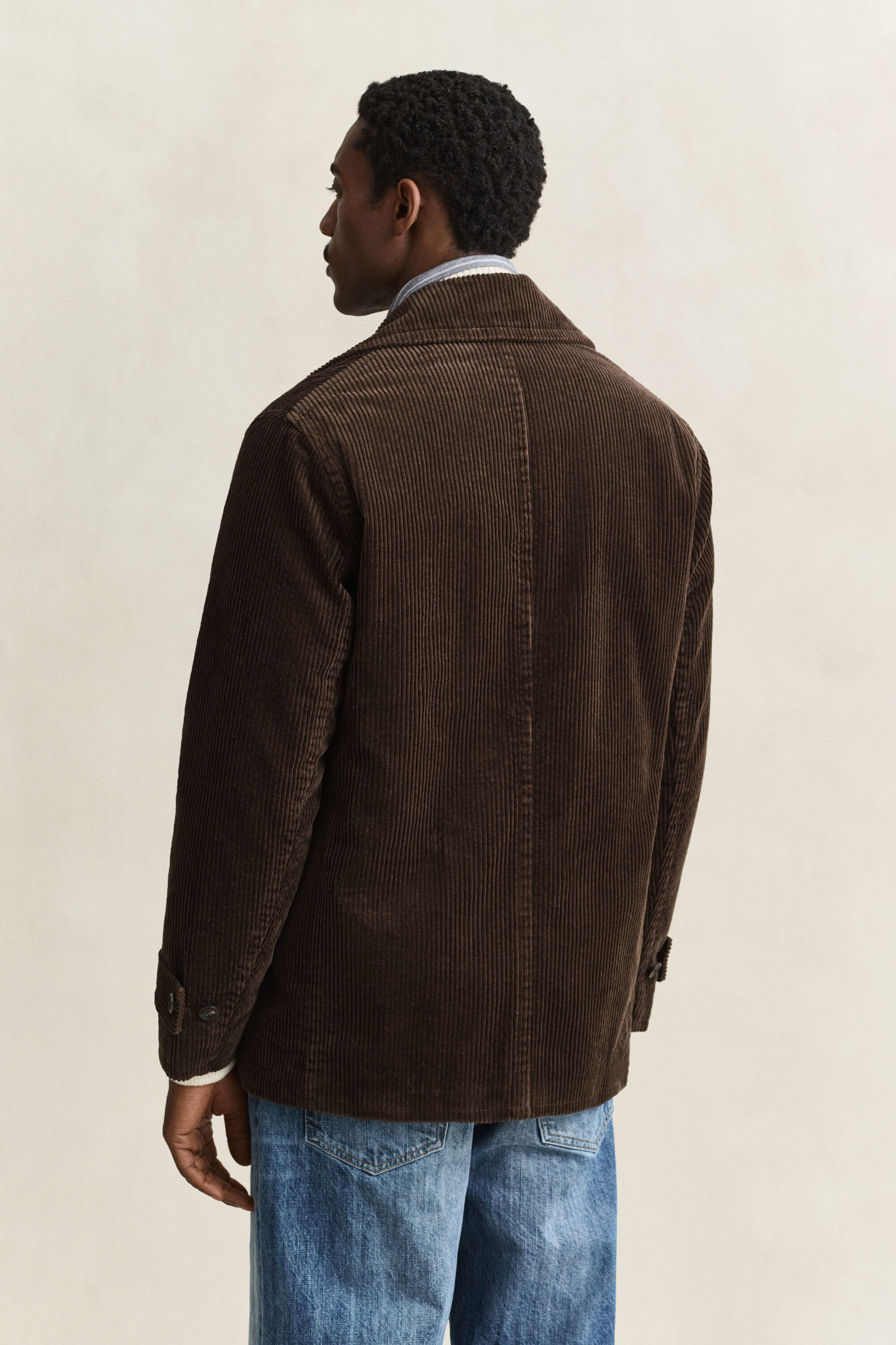 Cappotto in velluto a coste