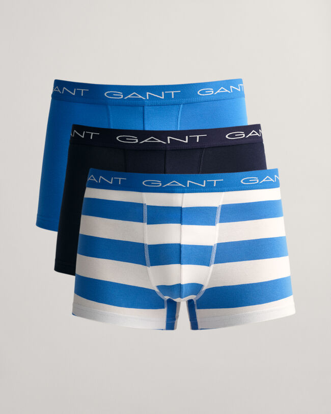 Confezione da 3 paia di boxer aderenti a righe Rugby