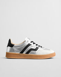 Sneakers Cuzima in pelle metallizzata